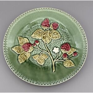 Sur La Table Ceramic Floral Plate Handmade Made in Portugal Vintage Home Decor